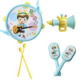 Drum Bell Sand Hammer Trumpet Toys for Kids