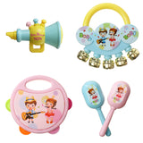 Drum Bell Sand Hammer Trumpet Toys for Kids