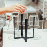 Garbage rack table garbage bag plastic bag support frame