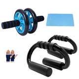 Wheel Roller Fitness Gloves Hand Gripper Jumping Rope