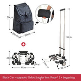 Mini Foldable Portable Grocery Shopping Trailer